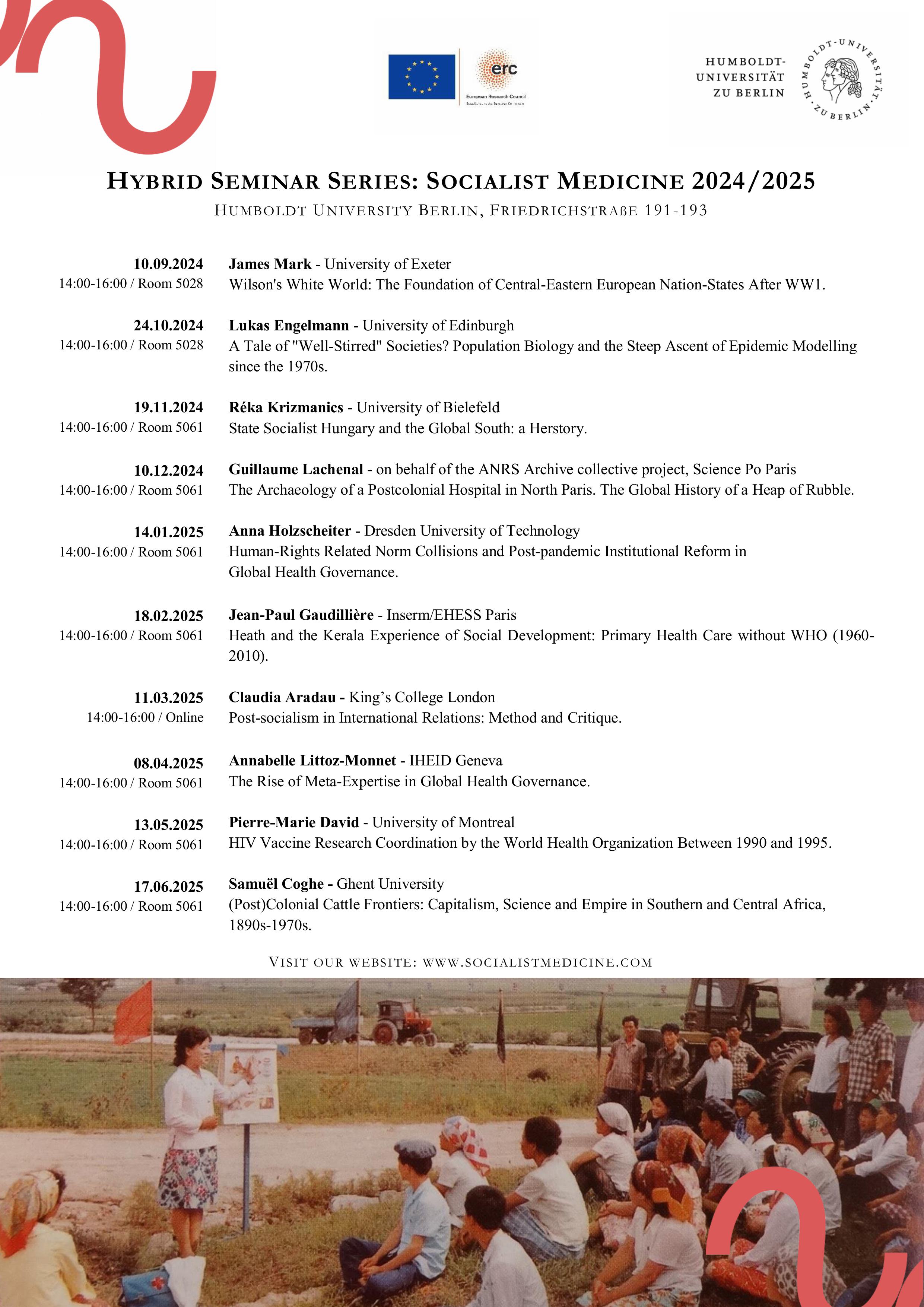 Erc Seminar Program Winter Semester 2025 2026